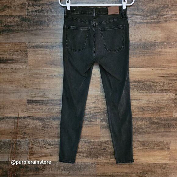 Madewell Jeans 28 Skinny 9" High Rise Lunar Wash A5699 Tummy Control Slimming - Picture 2 of 12
